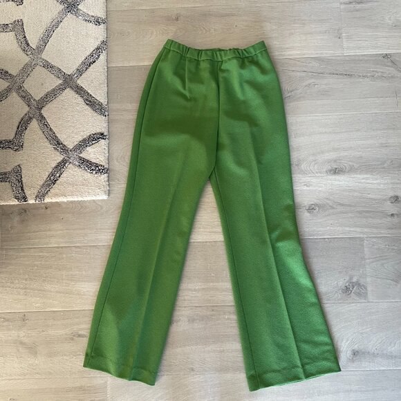 VINTAGE 1960s Devonette Polytron 3 piece set blouse skirt pants size 12 - Picture 11 of 13